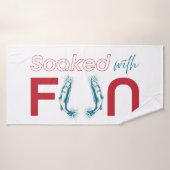 おもしろいで浸す – イワシインスパイアビーチタオル バスタオル (バスタオル)