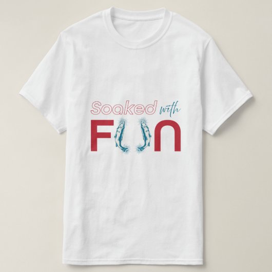 おもしろいで浸す – Sardine-インスパイア Summer Tee Tシャツ (デザイン正面)