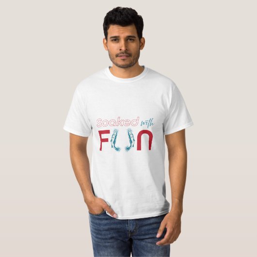 おもしろいで浸す – Sardine-インスパイア Summer Tee Tシャツ (正面フル)