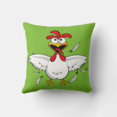 おもしろいで熱狂するな漫画の鶏手羽肉の試み クッション (裏面)