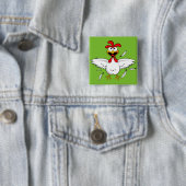 おもしろいで熱狂するな漫画の鶏手羽肉の試み 缶バッジ (インサイチュ)