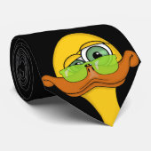 おもしろいで異様なアヒルの漫画 ネクタイ (ロール)
