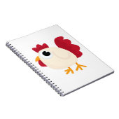 おもしろいで白い鶏 ノートブック (右側)