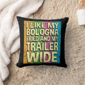 おもしろいで皮肉なキャンピングカー-レッドネックのキャンプ クッション (ブランケット)