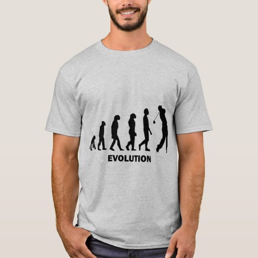 おもしろいで笑わされるなゴルフ Tシャツ (正面)