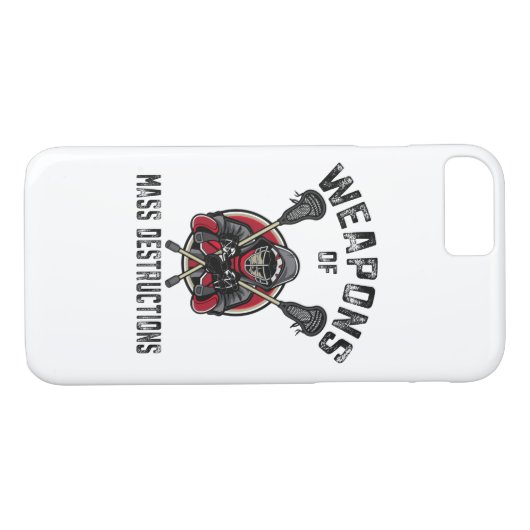 おもしろいで緩いワイシャツの人レディース女の子のラクロス Case-Mate iPhoneケース (裏面(横))