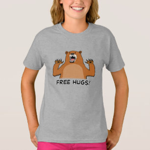 おもしろいで自由な力強い抱擁 Tシャツ