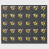 おもしろいで良い手を見させます悪ふざけのギフト- ラッピングペーパー (フラット)