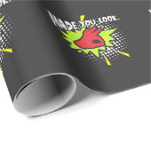 おもしろいで良い手を見させます悪ふざけのギフト- ラッピングペーパー (ロールコーナー)