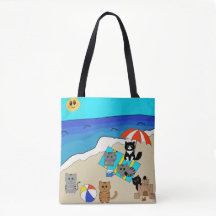 おもしろいで親しみやすいビーチかわいい猫