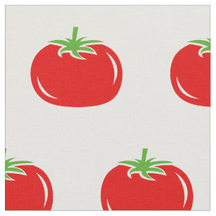 おもしろいで赤いトマトパターンDIY織布 ファブリック