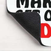 おもしろいで赤いペンの引用文 マウスパッド (コーナー)