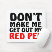 おもしろいで赤いペンの引用文 マウスパッド (マウス)