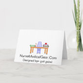 おもしろいで退職したな先生の挨拶状 カード (裏面)