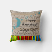 おもしろいで退職したな医学の昼寝の枕#6 クッション (裏面)