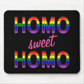 おもしろいで陽気なヒト属の菓子のヒト属 マウスパッド (正面)