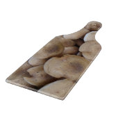 おもしろいで食べられる生ボタンキノコの写真 カッティングボード (角)