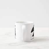 おもしろいで黒いカラス エスプレッソカップ (裏面)