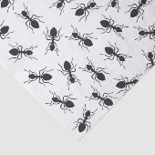 おもしろいで黒い蟻パターン 薄葉紙 (詳細)