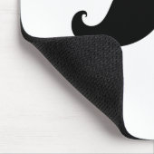 おもしろいで黒い髭のユーモア マウスパッド (コーナー)