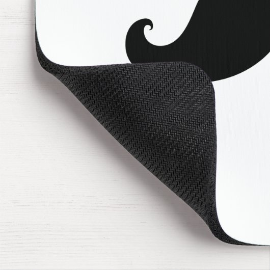 おもしろいで黒い髭のユーモア マウスパッド (コーナー)