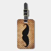 おもしろいで黒い髭 ラゲッジタグ (正面縦)