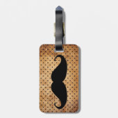 おもしろいで黒い髭 ラゲッジタグ (裏面縦)