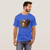 おもしろいで、失礼なビーバー Tシャツ (正面フル)