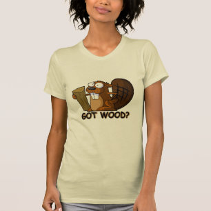 おもしろいで、失礼なビーバー Tシャツ
