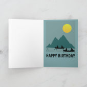 おもしろいで、攻撃的なデリヴァランスのテーマの誕生日 カード (内部)