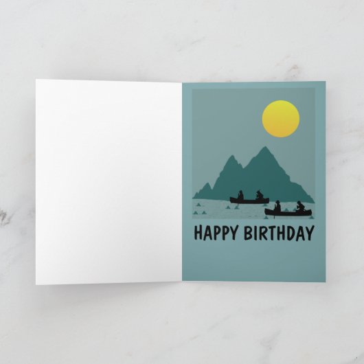 おもしろいで、攻撃的なデリヴァランスのテーマの誕生日 カード (内部)