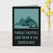 おもしろいで、攻撃的なデリヴァランスのテーマの誕生日 カード (黄色い花)