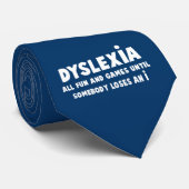 おもしろいで、攻撃的な失読症 ネクタイ (ロール)