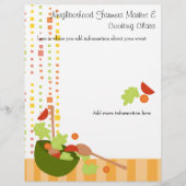 おもしろいとおいしいサラダ チラシ (正面)