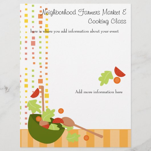 おもしろいとおいしいサラダ チラシ (正面)