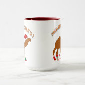 おもしろいとおもしろいクリスマス マグカップ (中央)