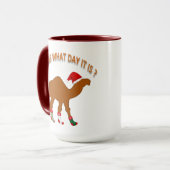 おもしろいとおもしろいクリスマス マグカップ (正面左)