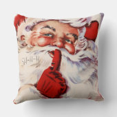 おもしろいとお洒落サンタクロースのクリスマス クッション (裏面)