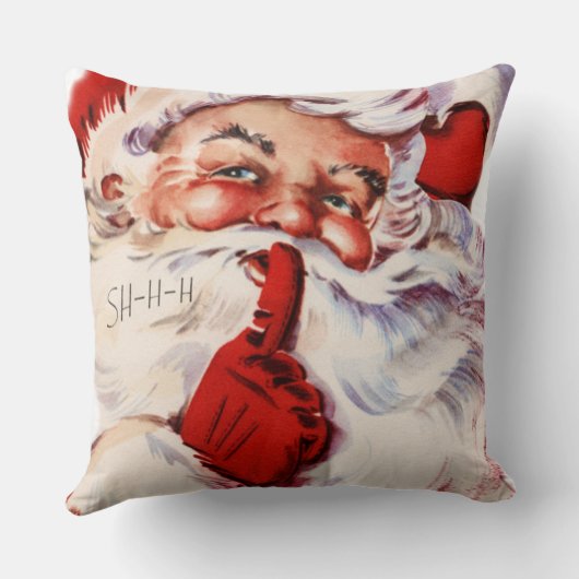 おもしろいとお洒落サンタクロースのクリスマス クッション (裏面)
