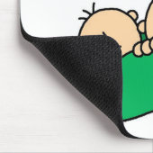 おもしろいとして二度エンドウ豆の鞘の双生児 マウスパッド (コーナー)