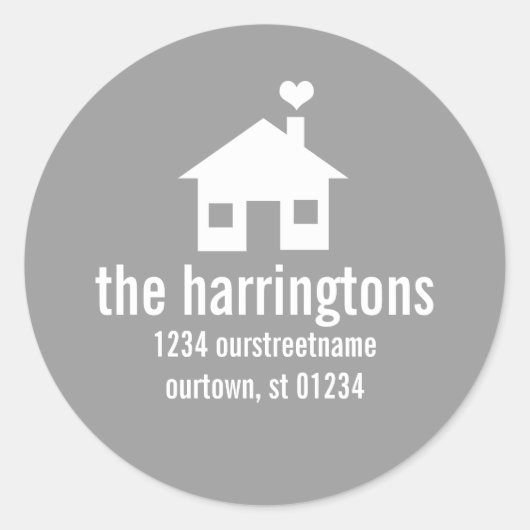 おもしろいとアモダンドレスのシール ラウンドシール (正面)