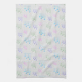 おもしろいとウクレレファンシーチューニングソングミュージックノート キッチンタオル (縦)