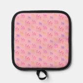 おもしろいとウクレレファンシーチューニングソングミュージックノート 鍋敷き (正面)