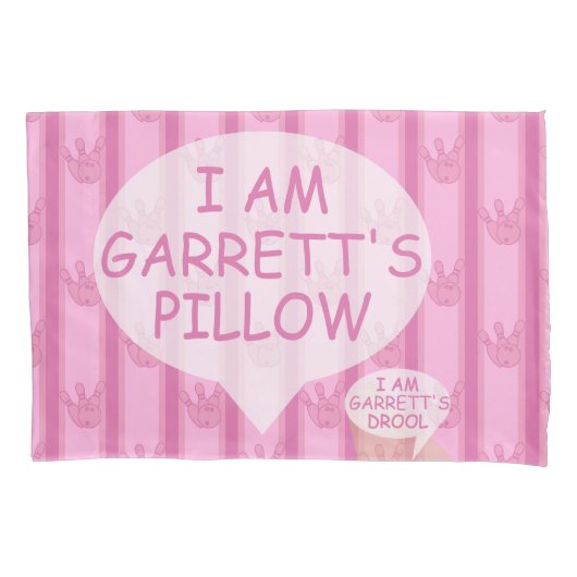 おもしろいとカスタマイズファンシー可能なボーリング 枕カバー (正面)