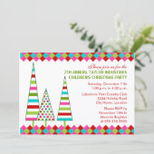 おもしろいとカラフルクリスマスパーティー 招待状 (スタンド正面)