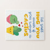 おもしろいとカラフルマンガ愛のサボテン ジグソーパズル (横)