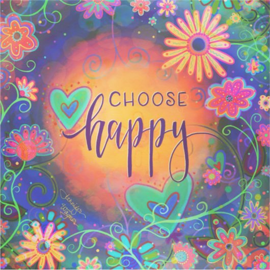 おもしろいとカラフル選択Happy勇気付けられる シール (正面)