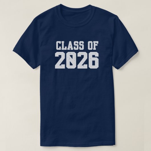 おもしろいとキャッチー「2026年上級クラス」Tシャツ Tシャツ (デザイン正面)