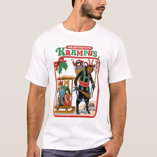 おもしろいとクランプス Tシャツ (正面)