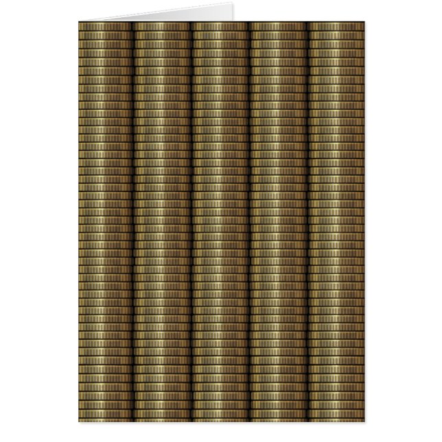 おもしろいとクリエイティブのコイン積み上げパターン (正面)